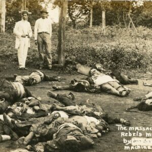 Mexico Rebels Massacred by Machine Guns