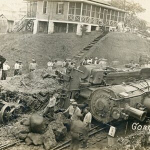 Panama Canal Zone Gorgona Rail Crash 1908 to USA