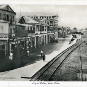 Panama Colon Front Street Rail tracks