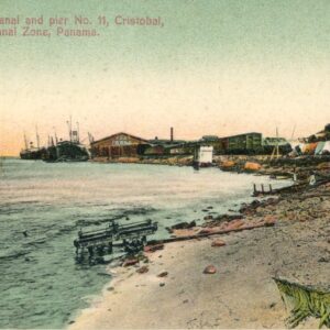 Panama Canal Entrance and pier No 11 Cristobal