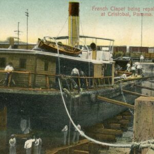 Panama French Clapel being repaired at Cristobal