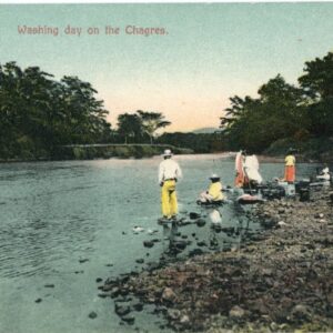 Panama Washing day on Chagres River