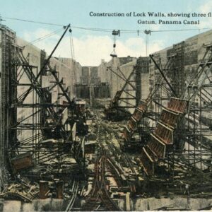 Panama Canal Gatun Lock Walls Construction