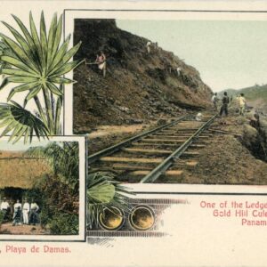 Panama Canal multi view Postcard ed Maduro jr