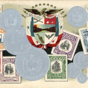 Panama Coat of Arms Coins and Stamps