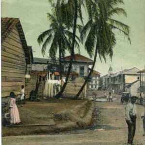 Panama Avenue A before being Paved