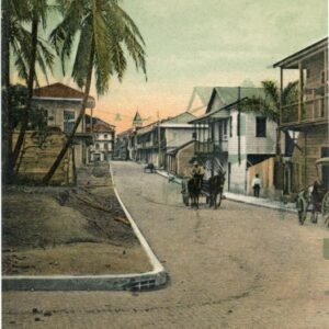 Panama Avenue A before after Paved