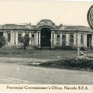 Kenya Nairobi Provincial Commissioner's Office 1919 to Bern
