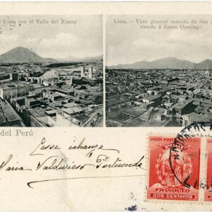 Peru Lima multi view 1904 to France