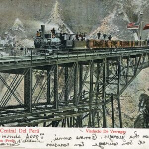 Peru Railway Verrugas Viaduct 1916 to Paris