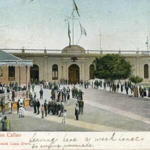 Peru Callao Post Office 1904 to Birmingham