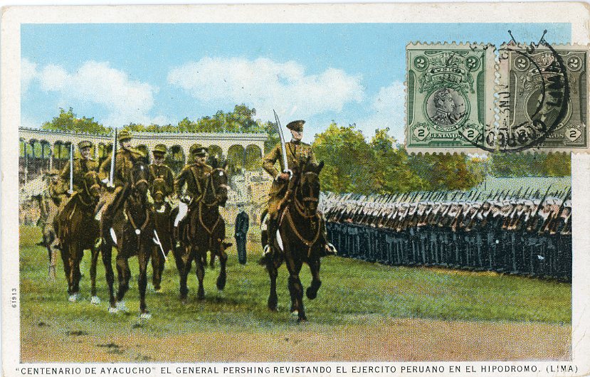 Peru Ayacucho Centennial General Pershing