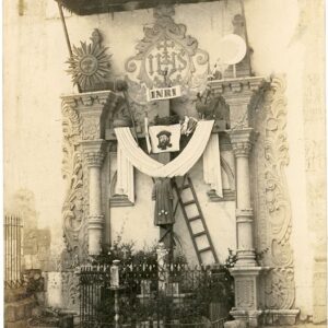 Peru Courtyard of Jesuit Church 1911 to Dorchester