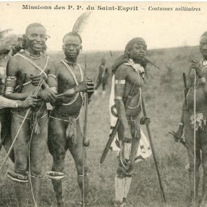 Kenya Indigenous Military Costumes missionary card