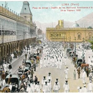 Peru Lima 1908 American Marines to Bullring