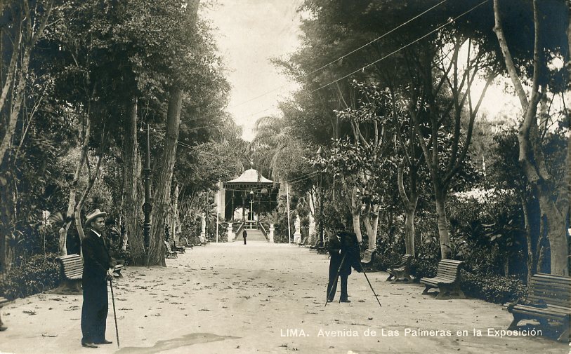 Peru Lima Las Palmeras Avenue at Exhibition
