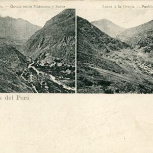 Peru Oroya Chicla Village Matucana Valley