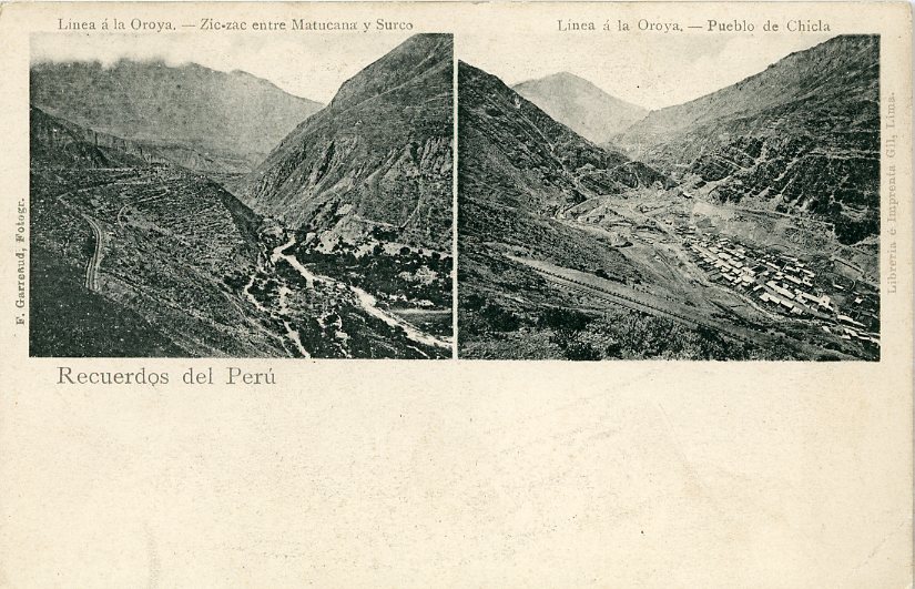 Peru Oroya Chicla Village Matucana Valley