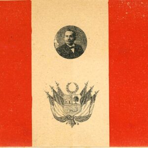 Peru National Anthem folder postcard