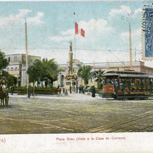 Peru Callau Plaza Grau Post Office Tram