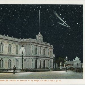 Peru Exhibition Palace and the Comet 1901