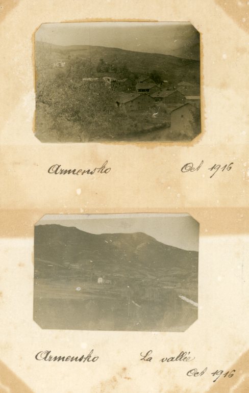 Greece Armensko or Alona Valley two 1916 photos