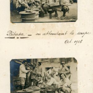 Greece Bitusa or Paroreio Locals at Cafe two 1916 photos
