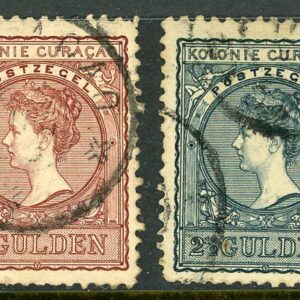 1906 Curaçao Queen Wilhelmina used set