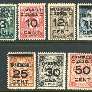 1927 Curaçao Unissued Marine Insurance set