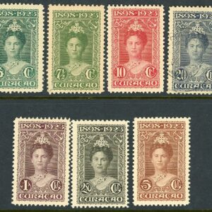 1923 Curaçao Queens's Silver Jubilee set