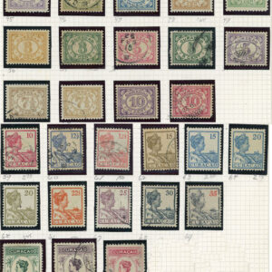 1915-33 Curaçao Queen Wilhelmina mix set of 27