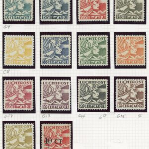1931-39 Curaçao Airmail and Surcharged mix set