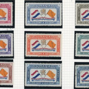 1941 Curaçao Bernhard Fund Airmail set
