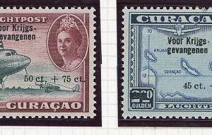 1943 Curaçao Dutch PoW Relief Fund set *