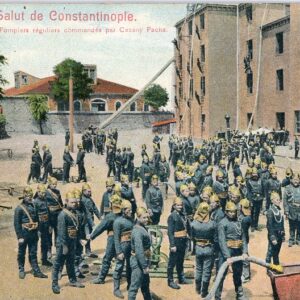 Turkey Constantinople Firefighters Practicing