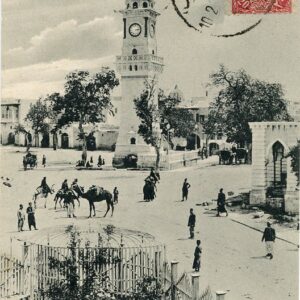 Syria Aleppo Clock Tower 1907 to Germany