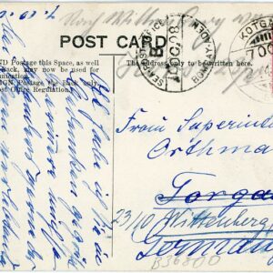 1908 India Kotgarh Benares postcard to Germany