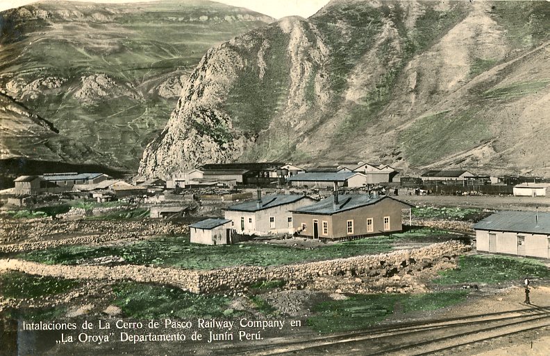 Peru Cerro de Pasco Railway Company in La Oroya