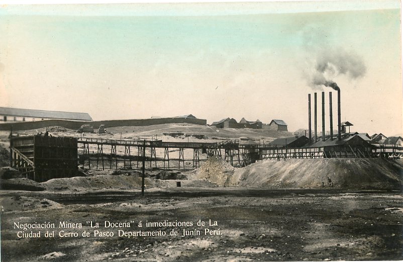 Peru La Docena Mining Operation in Cerro de Pasco