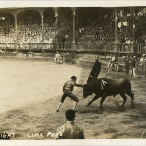 Peru Lima Bull Fight photocard