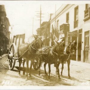 Peru Callao Horse Cart Japanese Barbershop