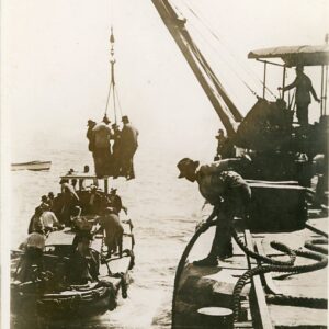 Peru Mollendo Transporting People on to Ship