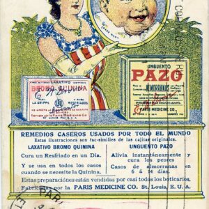 Peru Medicine Advertisement 1911 Huanuco to Paris
