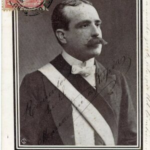 Peru President Jose Pardo Signature 1905 to Uruguay