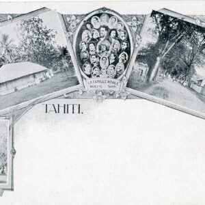 Polynesia Tahiti 1902 Papeete to Belgium