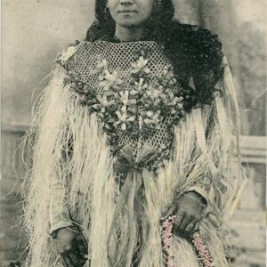 Polynesia Tahiti Young Woman Festive Costume