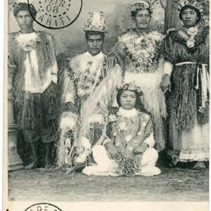 Tahiti Family Festive Costume 1908 Papeete to Paris