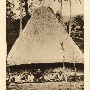 New Caledonia Kanak People Hut