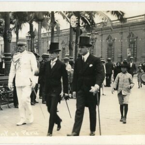 Peru President on Street photocard