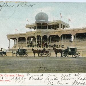 Peru Lima Horse Race Track 1905 to London